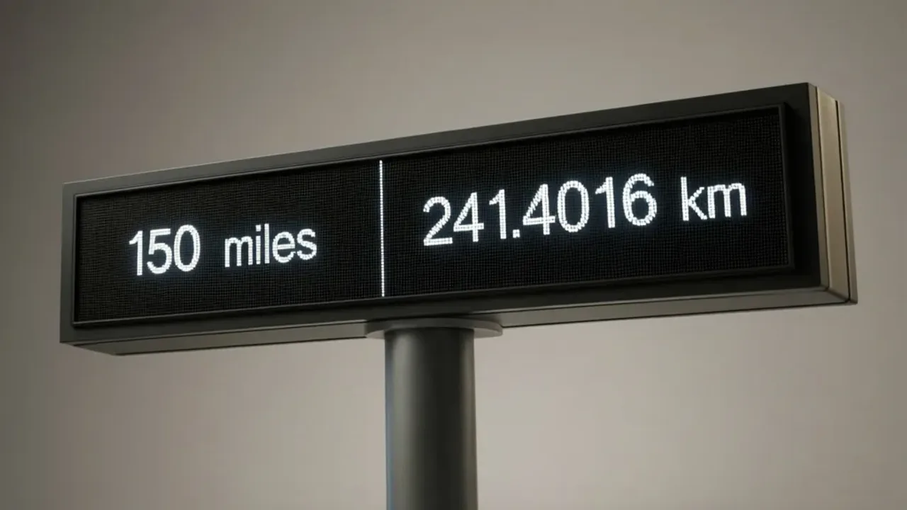 150 Miles to Kilometers: 241.4016 km Conversion Guide