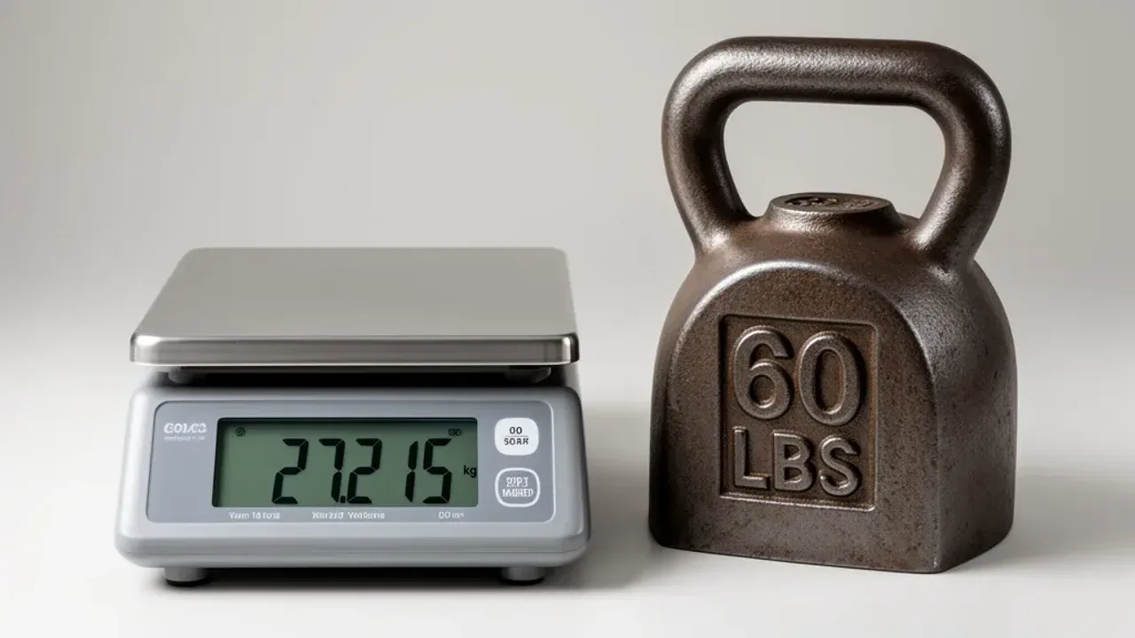60 Pounds to KG: Exactly 27.2155 Kilograms
