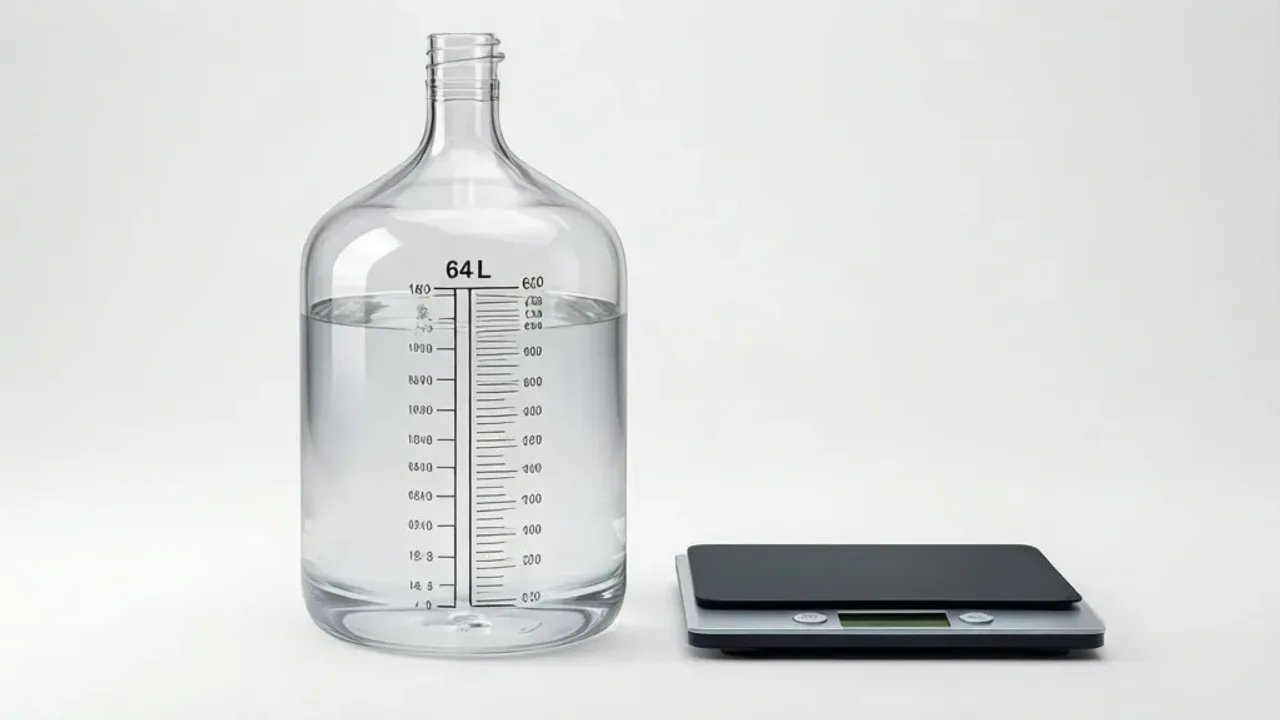 64 Liters to Gallons: Convert to 16.907 U.S. Gallons