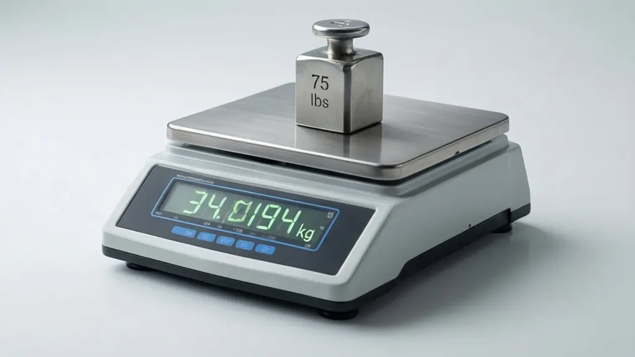 75 Pounds to Kilograms: 34.0194 kg Conversion Explained
